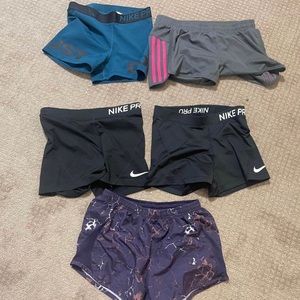 Workout shorts size small